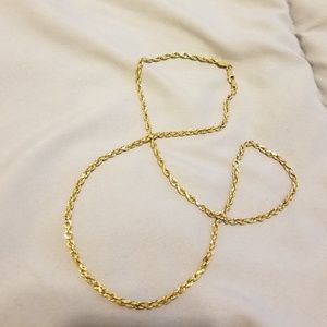 14k gold 22in chain